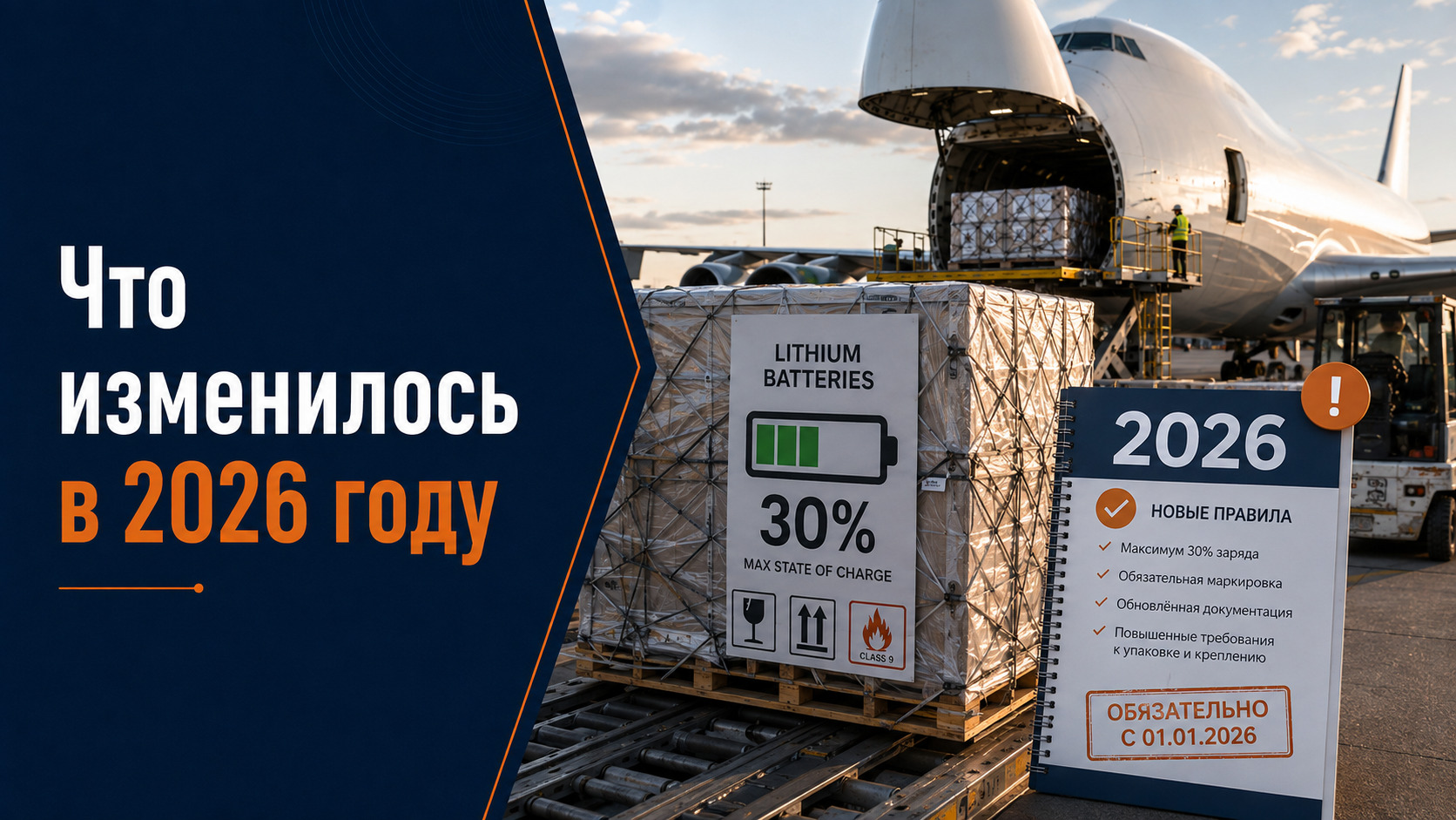 Проверка уровня заряда литий-ионной батареи перед авиаперевозкой по обновлённым требованиям IATA DGR 2026