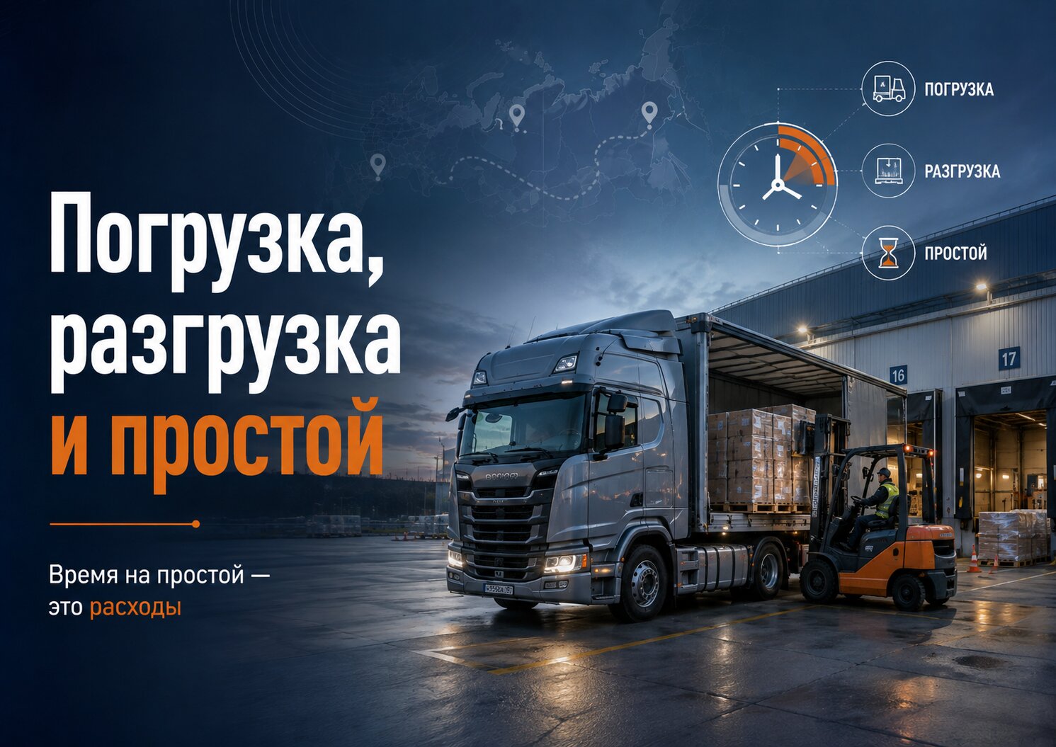 Погрузочно-разгрузочные работы и ожидание автомобиля как дополнительные расходы при грузоперевозке