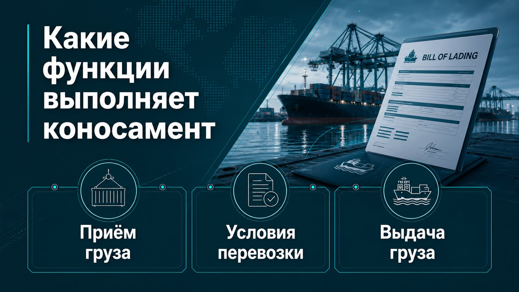 Original B/L, Sea Waybill, Telex Release: как выбрать коносамент для морской перевозки
