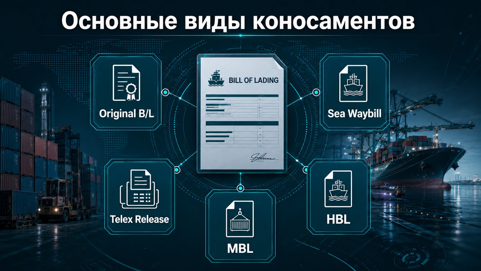 Original B/L, Sea Waybill, Telex Release: как выбрать коносамент для морской перевозки