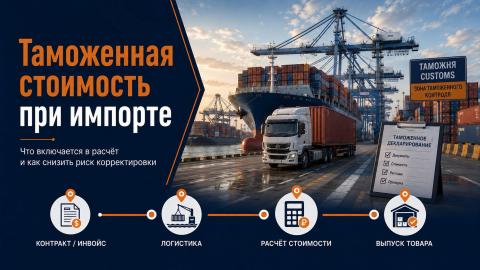Импортный груз в порту и документы для расчёта таможенной стоимости при ввозе товара