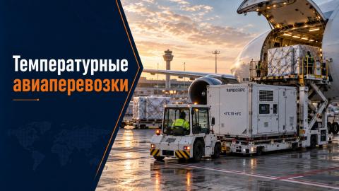 Температурные авиаперевозки и холодовая цепь Температурный авиагруз и грузовой самолёт как пример организации непрерывной холодовой цепи при международной перевозке