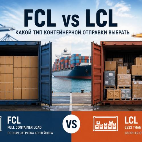 FCL и LCL: когда целый контейнер выгоднее сборной отправки Морские контейнерные перевозки: сравнение FCL и LCL для вашего груза