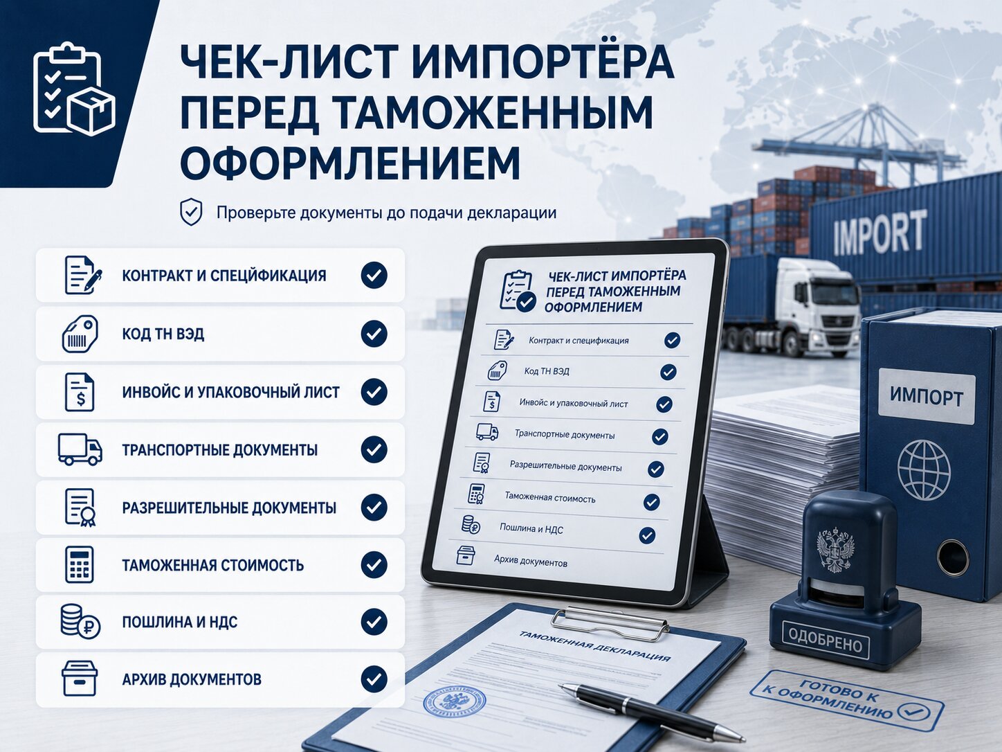 ИМ-40 и другие процедуры: полный гид по таможенному оформлению импорта