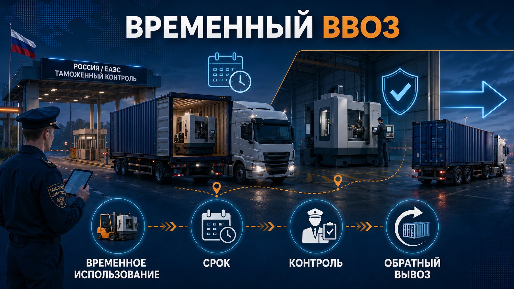Временный ввоз оборудования и образцов