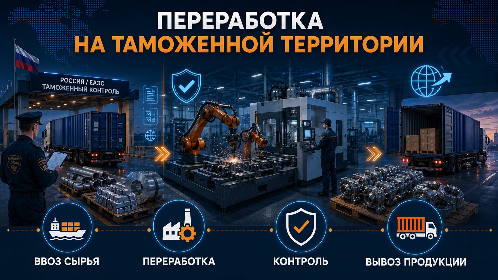 Переработка иностранных товаров в ЕАЭС