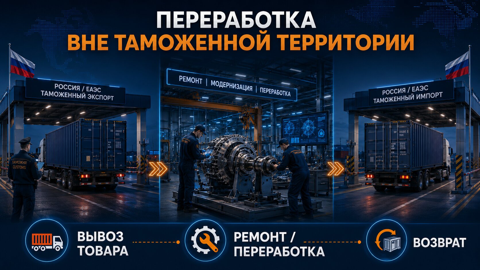 Переработка товаров вне таможенной территории ЕАЭС