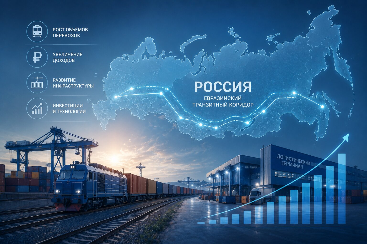 Китай – Европа через Россию: железная дорога заменяет морской путь из-за кризиса